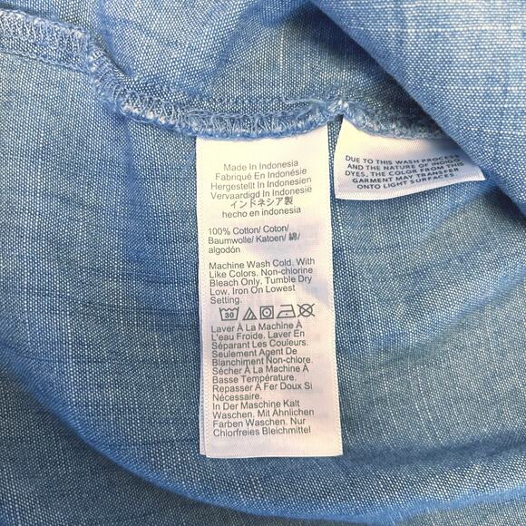 NWT J.Crew Chambray Squareneck Tank Top Size 2X - Picture 8 of 9